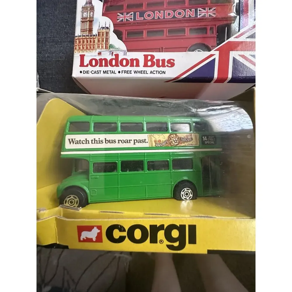 Vintage Diecast London Bus Car Collection Corgi Matchbox Oxford Revell Boxed